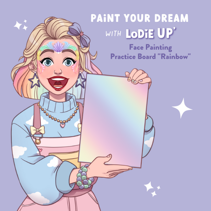 LODIE UP Rainbow Practice Board - Perfect for Kids' Learning & Play, Ideal for Home, School, and Outdoor Activities