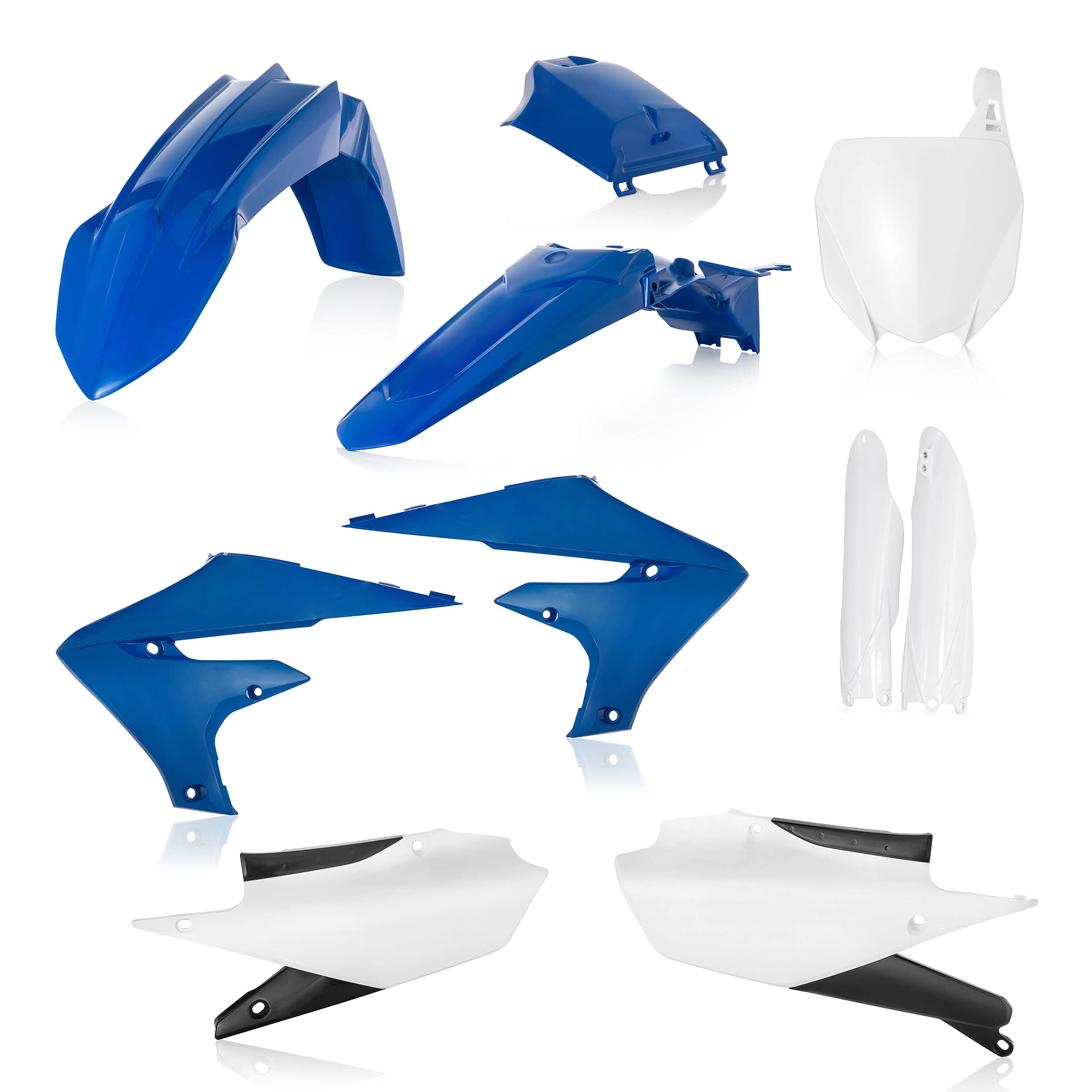 Original Acerbis Full Plastic Kit for Yamaha YZ 19 - OEM Replacement Parts #2736356345 | Dirt Bike Body Panels for Off-Road Racing & Trail Riding