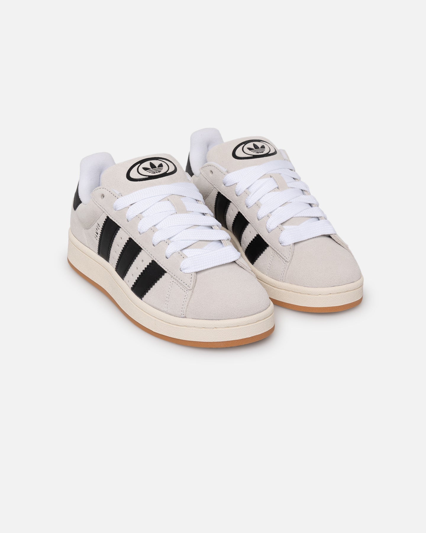 Adidas Women's Campus 00s Sneakers - Crystal White/Core Black/Off White - Retro Running Shoes for Women - Perfect for Casual Wear, Street Style & Everyday Comfort