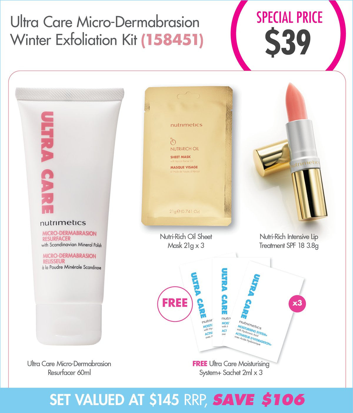 Professional Micro Dermabrasion Exfoliation Kit for Winter Skin Care - Anti-Aging & Brightening Facial Treatment - Perfect for Dry Skin & Seasonal Skincare Routine (Limited Offer Ends June 23)