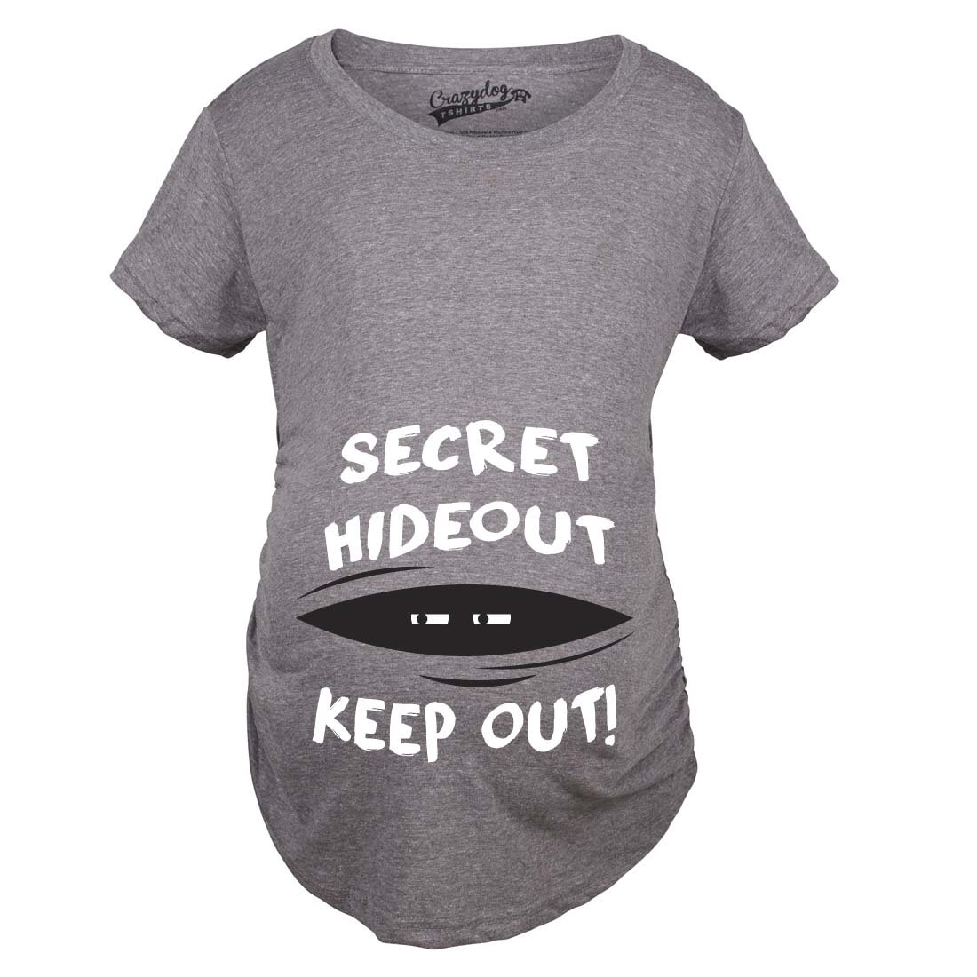 Funny Maternity Shirt with Baby Peekaboo Design - Cute Pregnancy Tee for Announcements & Gender Reveals - Perfect for Baby Showers & Maternity Photos
