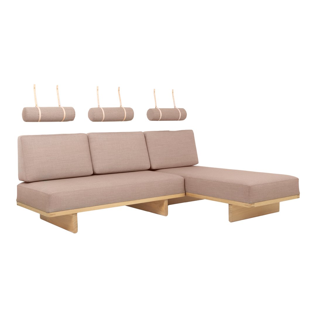 BM0865 Modular Daybed - Modern Convertible Sofa Bed with Storage for Small Spaces | Perfect for Guest Room, Studio Apartment & Lounge Area
