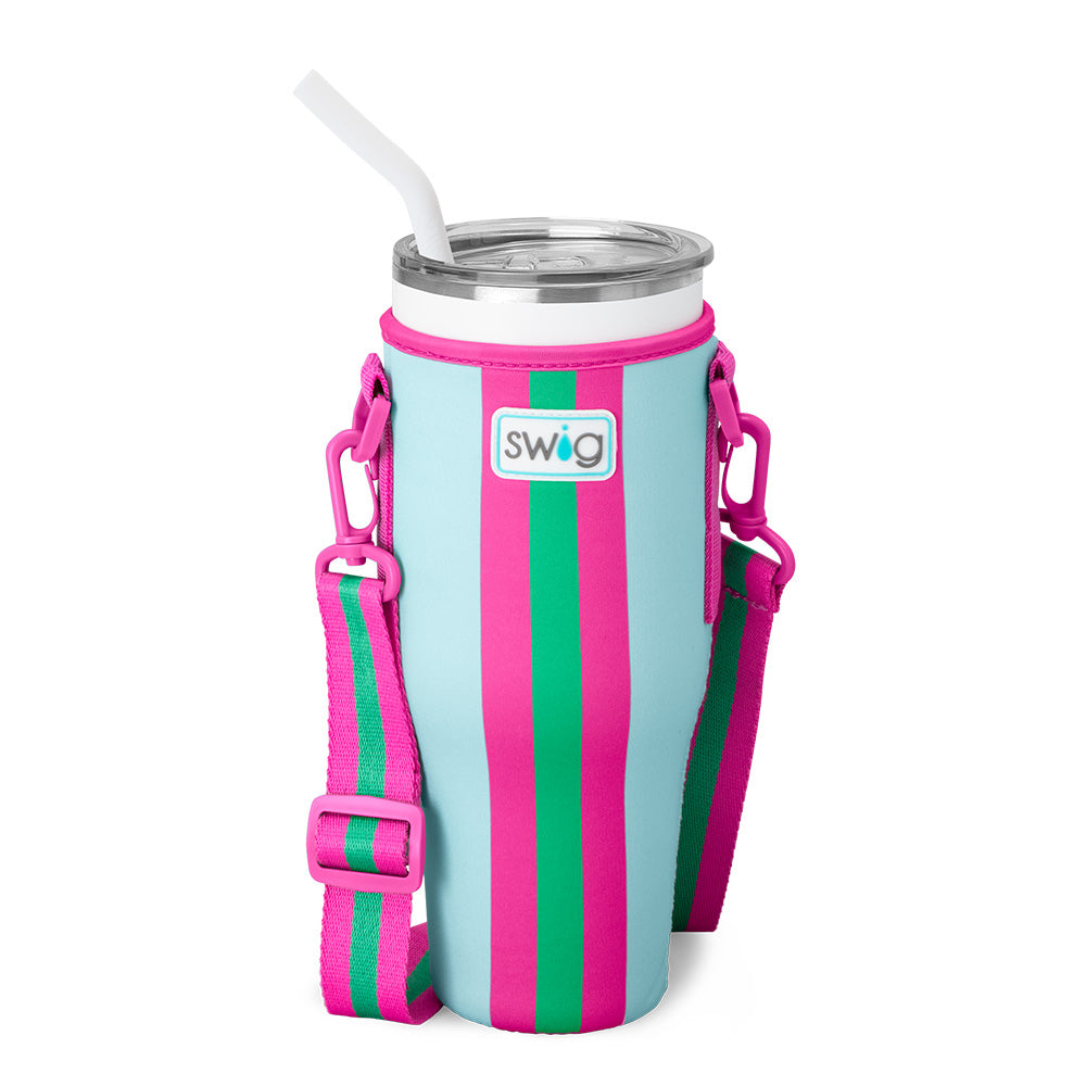 Prep Rally Mega Mug Sling 40oz - Large Insulated Tumbler with Handle & Strap for Hot/Cold Drinks - Perfect for Camping, Hiking, Gym & Outdoor Activities