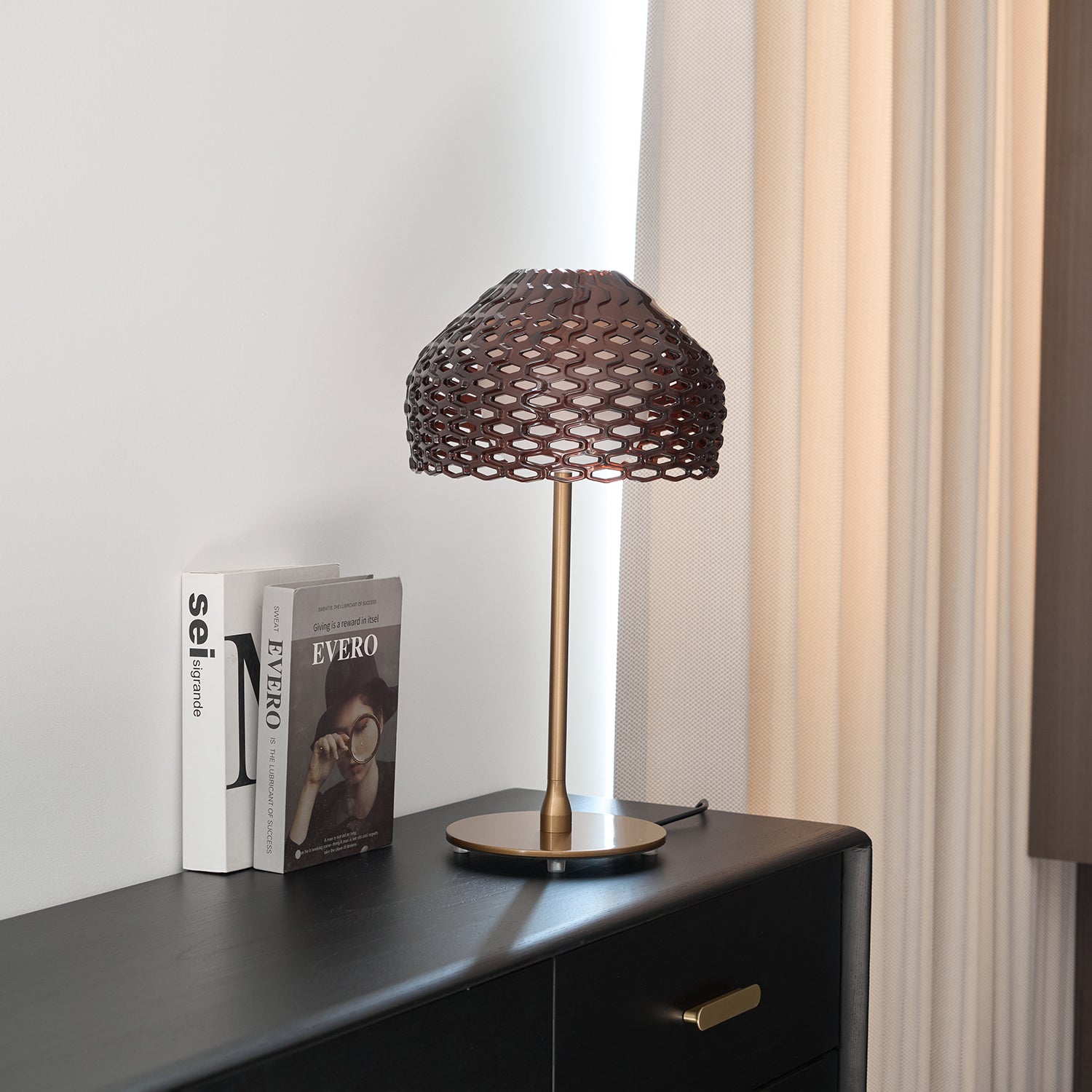 Stylish Armadillo Table Lamp - Modern Bedside & Desk Lighting for Home & Office Decor - Perfect for Reading, Working & Relaxing