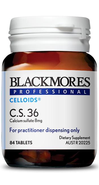 Blackmores Professional Celloids C.S. 36 - Premium Natural Supplement for Immune Support & Wellness | Ideal for Daily Health Maintenance & Active Lifestyle