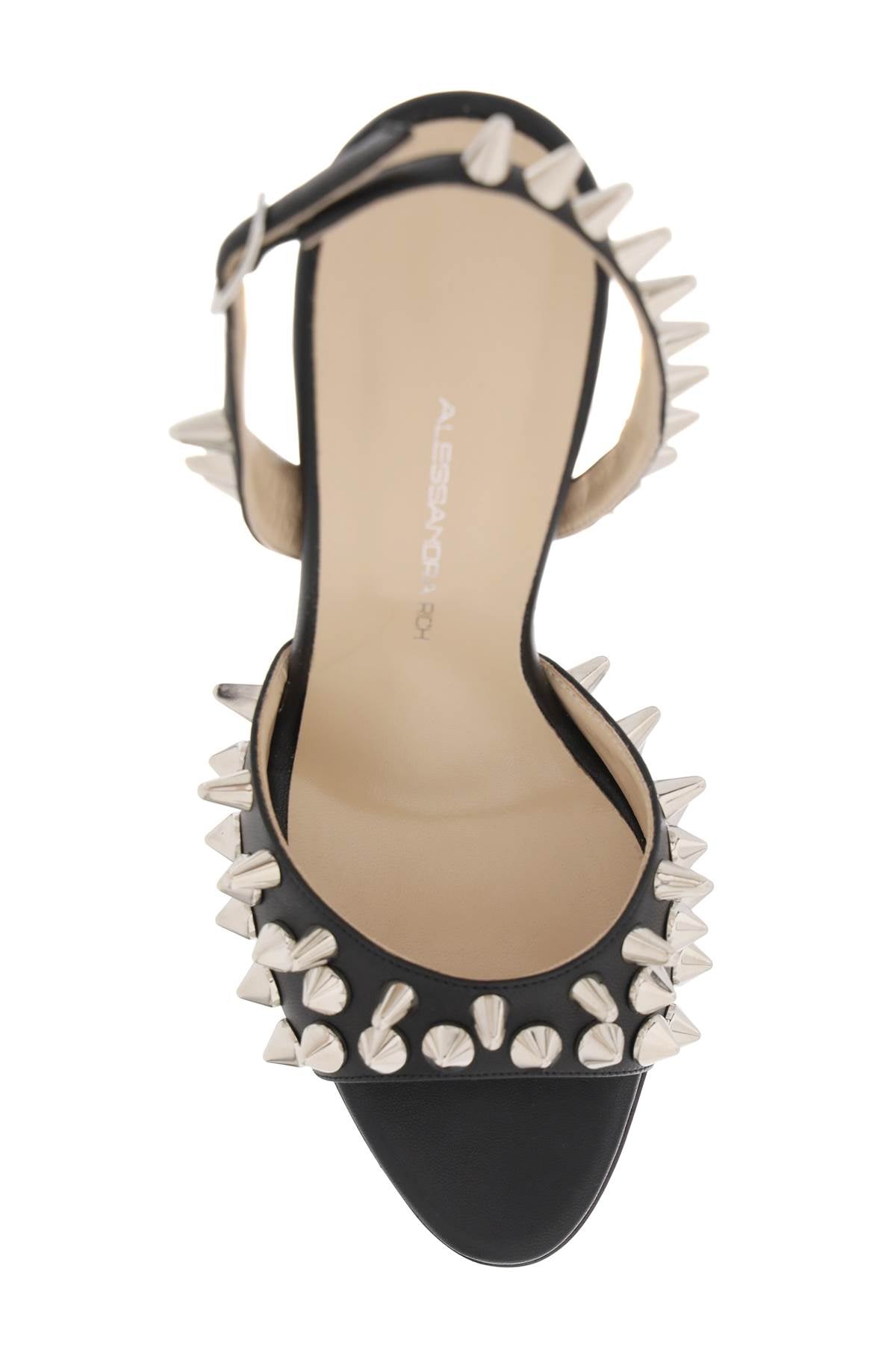 Alessandra Rich Spiked Sandals for Women - Stylish & Edgy Heels for Parties, Night Out & Fashion Events