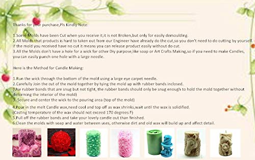 3D Wolf Cylinder Candle Mold - Silicone Soap & Candle Making Mold for Polymer Clay, Resin Crafts - DIY Handmade Candle & Soap Molds for Home Decor, Wedding Favors, Halloween & Christmas Gifts