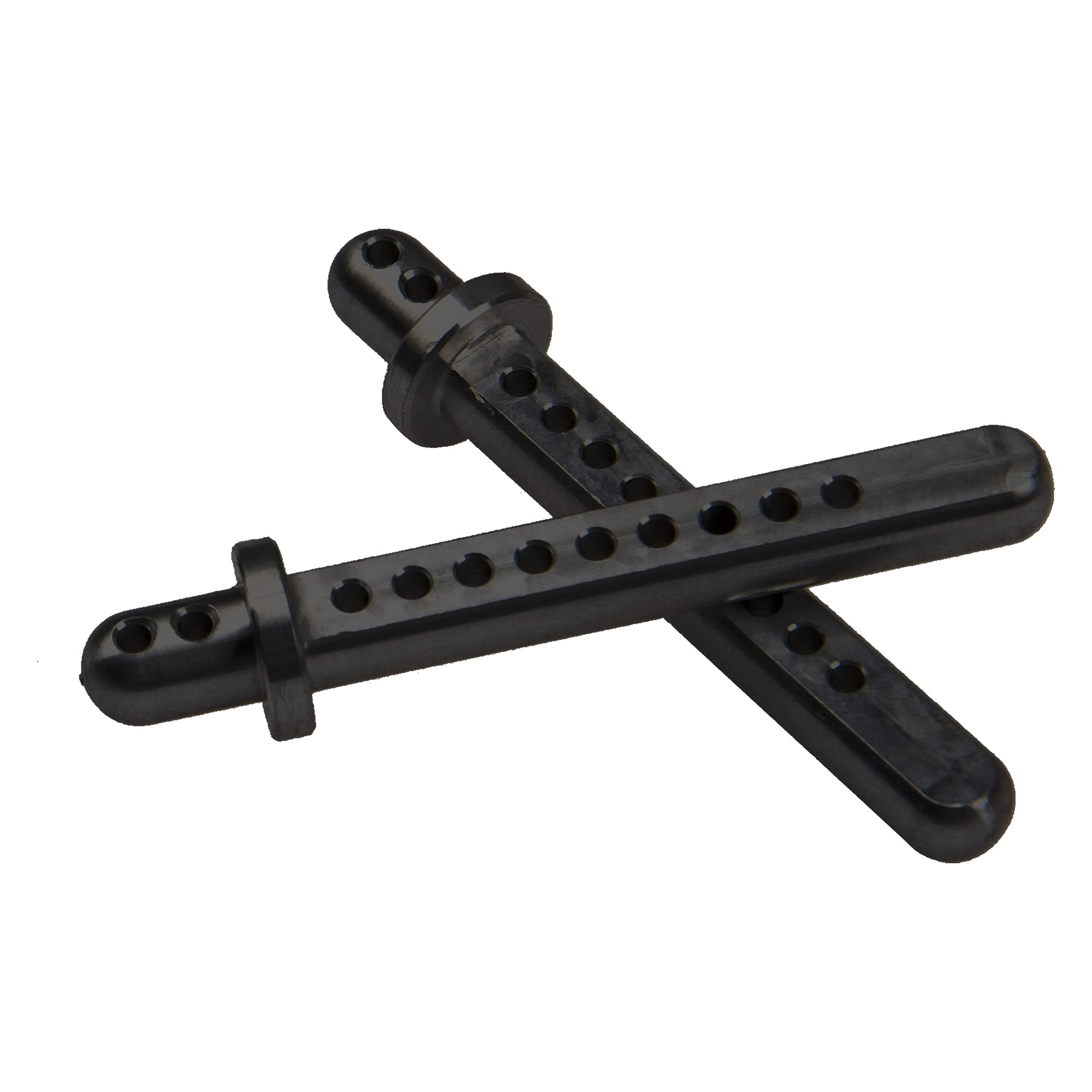 Aluminum Alloy RC Body Post Mounts for Axial SCX10 1/10 Scale 4WD RC Crawler Cars - Black | Durable Off-Road Accessories for RC Rock Crawling & Trail Adventures