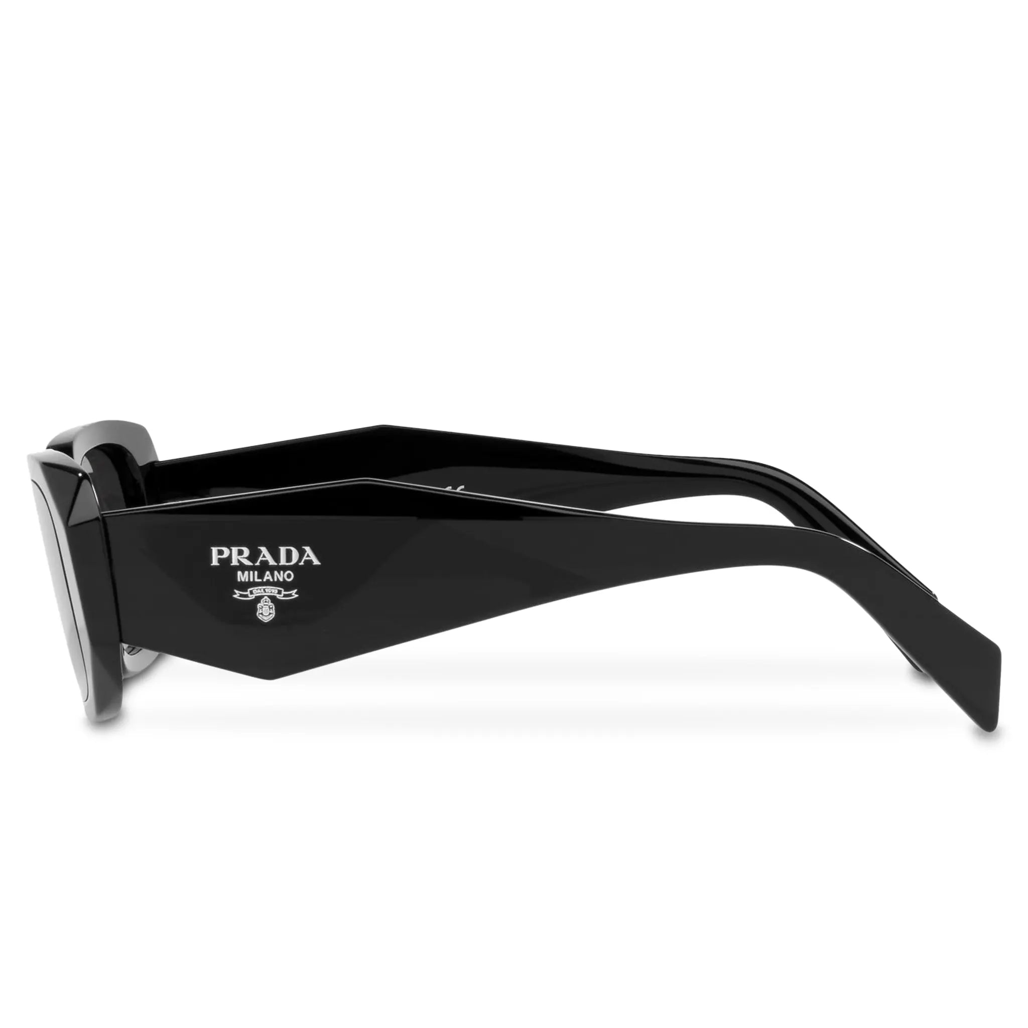 Prada PR 17WS 1AB5S0 Symbole Black Sunglasses for Women - Luxury Designer Shades with UV Protection - Perfect for Outdoor, Beach & Fashion Events