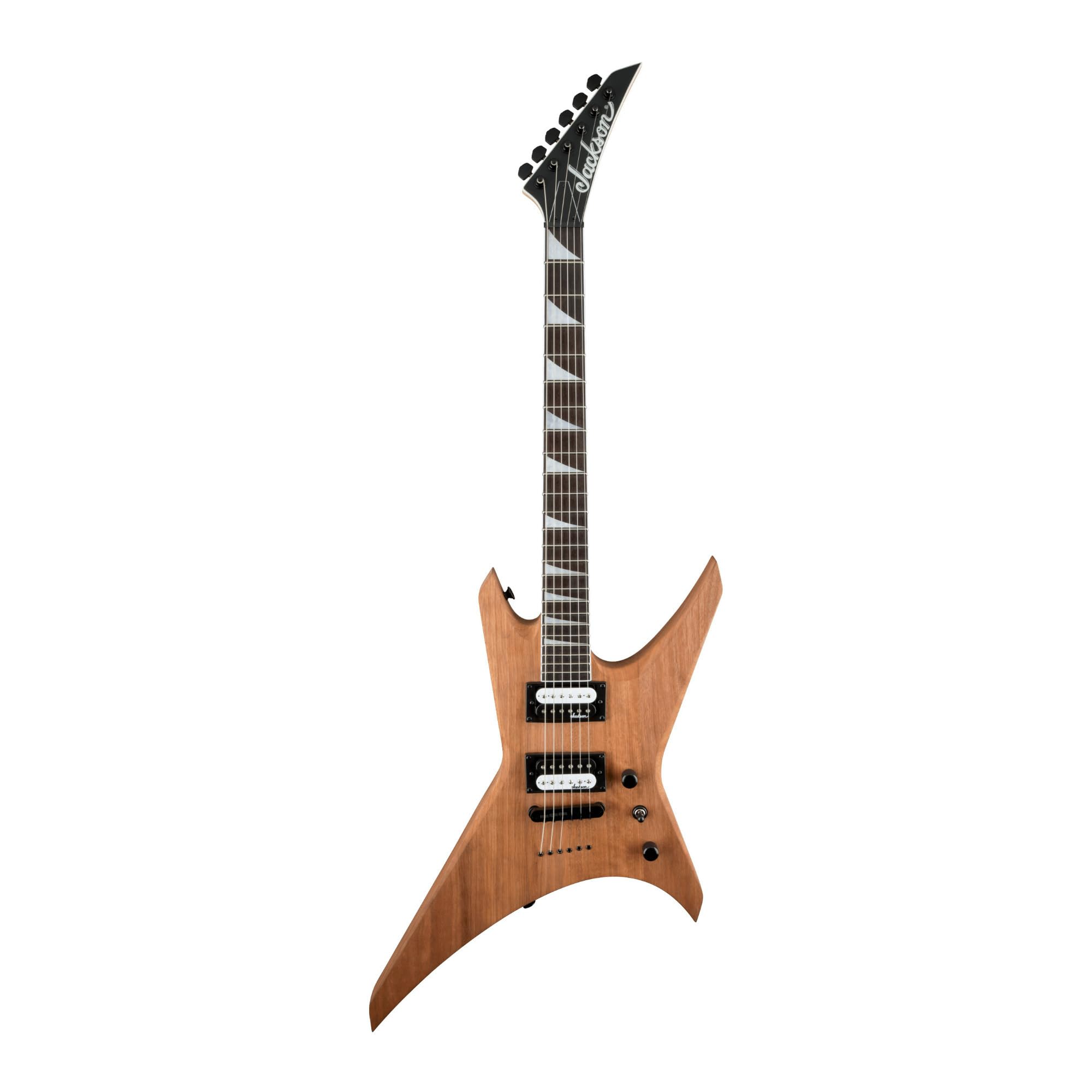 Jackson JS Series Warrior JS32T 6-String Right-Handed Electric Guitar - Mahogany Body, Maple Neck, Amaranth Fingerboard (Natural Oil) - Perfect for Metal, Rock & Stage Performances