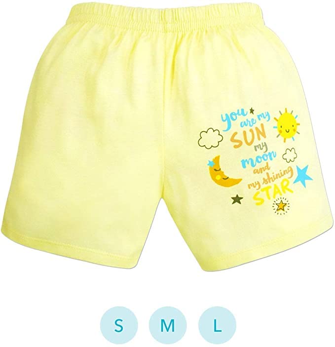 Soft Cotton Toddler Baby Boy Shorts - 3 Pack Knit Shorts for Boys, Kindness Collection | Comfortable Playwear for Summer & Casual Outings