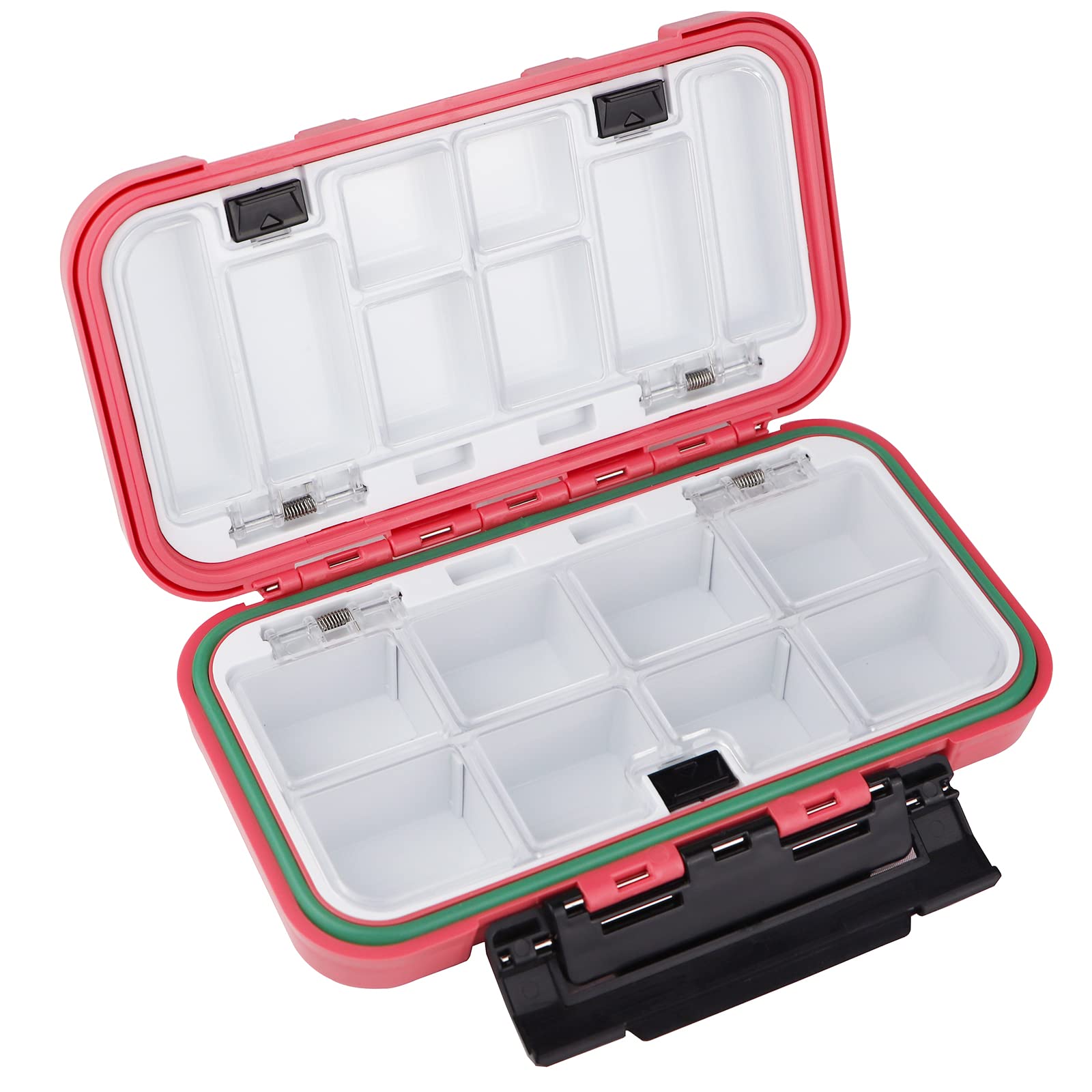 **Waterproof Floating Fishing Tackle Box - Double-Sided Adjustable Divider Storage Organizer for Lures, Hooks, Beads & Jewelry - Perfect for Fishing Trips & Craft Organization**