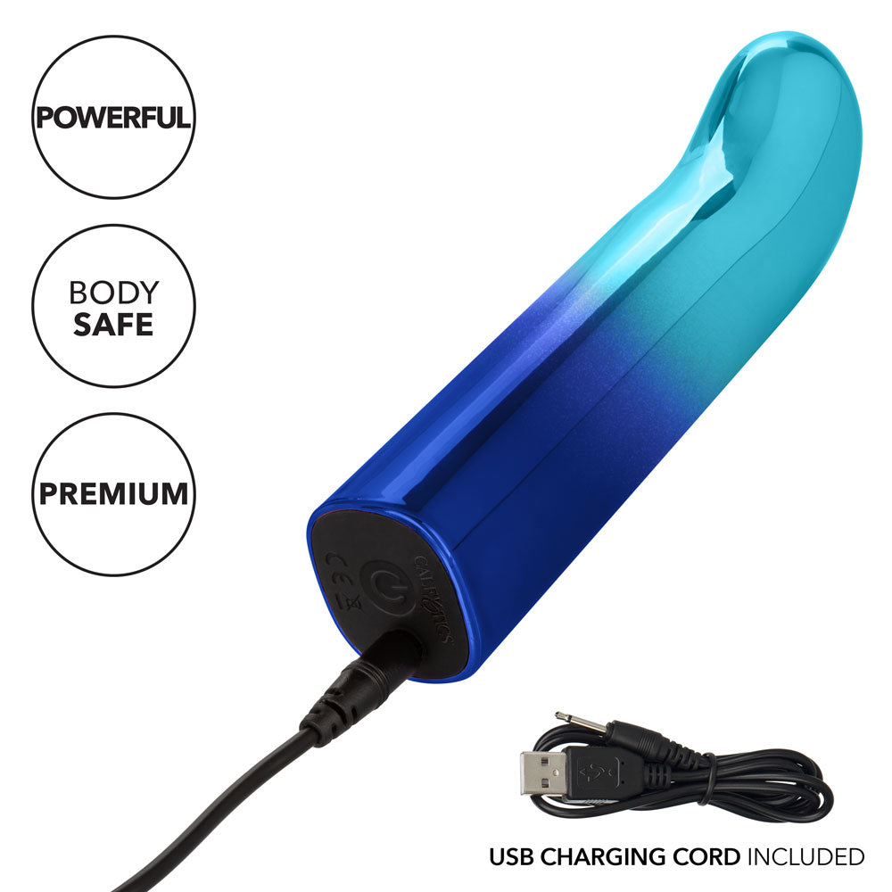 Glam G Vibe Curved G-Spot Vibrator for Women - Powerful Clitoral & G-Spot Stimulation - Waterproof Rechargeable Adult Toy - Perfect for Solo Play & Couples Foreplay