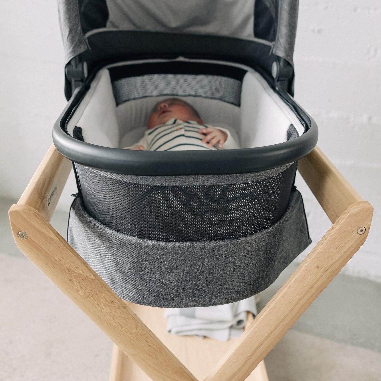 UPPAbaby Bassinet Stand - Lightweight & Portable Baby Crib for Newborns | Perfect for Nursery, Travel & Co-Sleeping | Safe & Sturdy Design for Day & Night Use