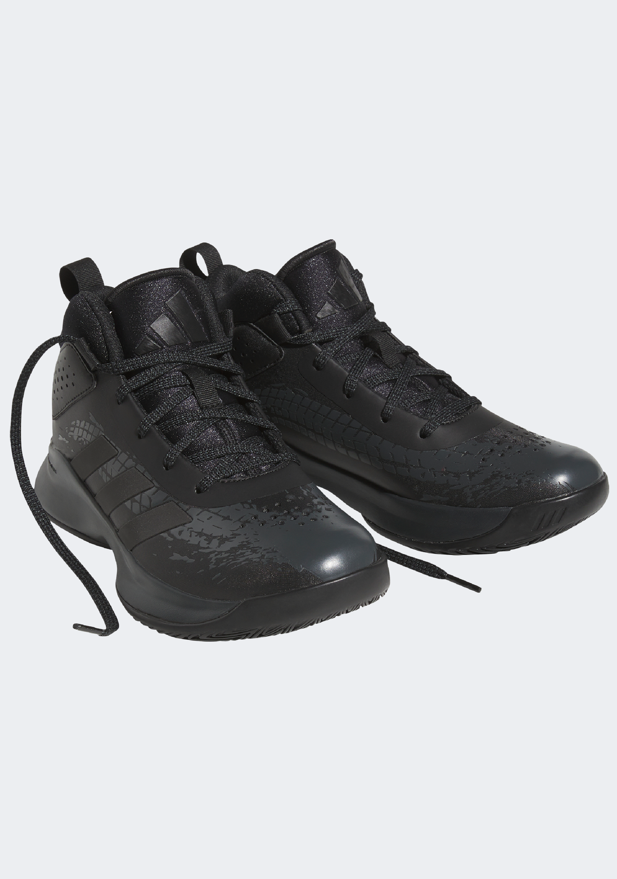 Adidas Junior Cross Em Up 5 Wide Basketball Shoes for Kids - Boys & Girls High Performance Basketball Sneakers with Cushioning - Perfect for Indoor & Outdoor Court Play, Training, and School Sports