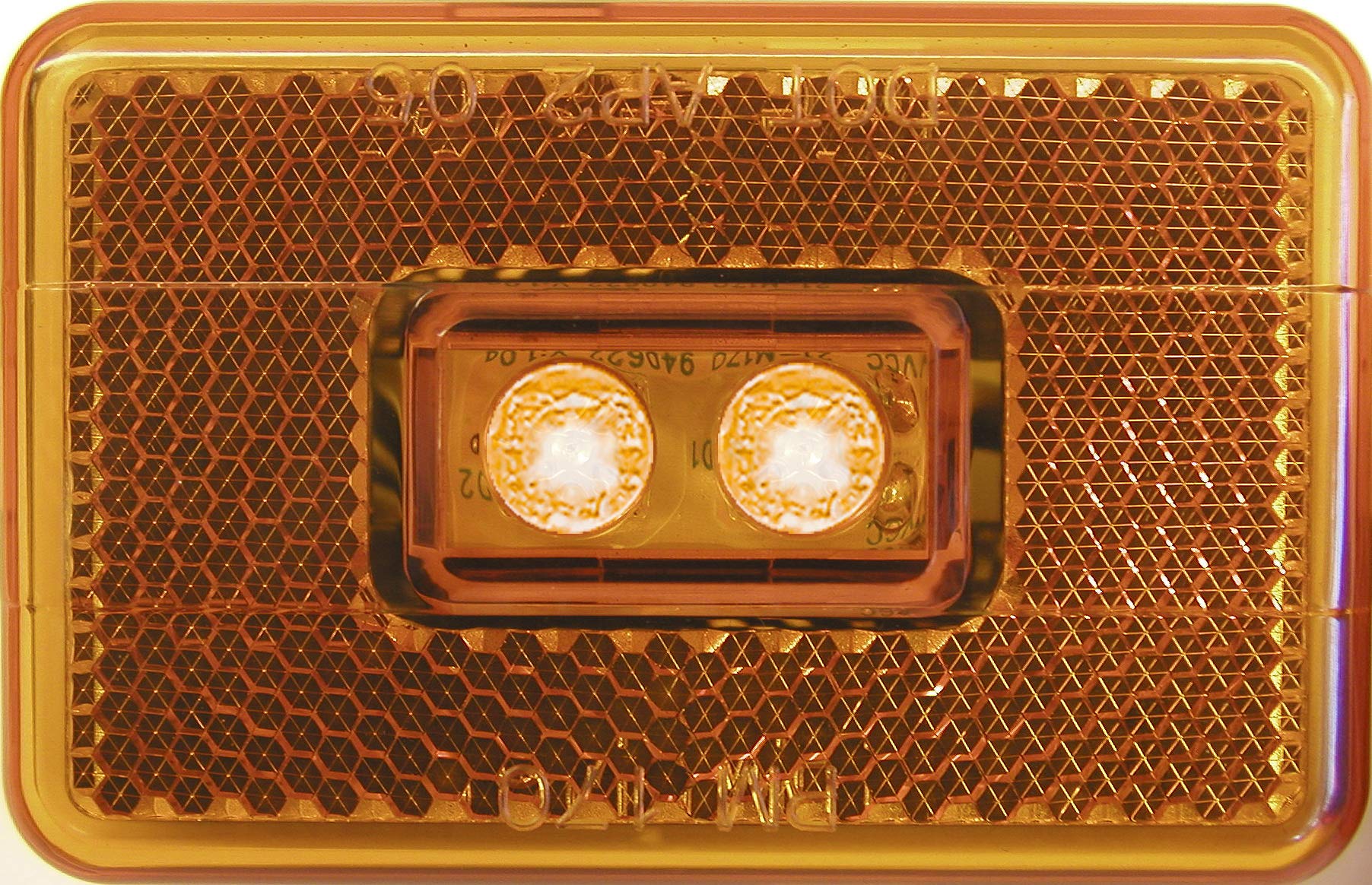 V170A Amber LED Clearance Light Kit - Heavy Duty Truck & Trailer Marker Lights for Enhanced Road Safety & DOT Compliance - Perfect for Semi Trucks, RVs & Commercial Vehicles