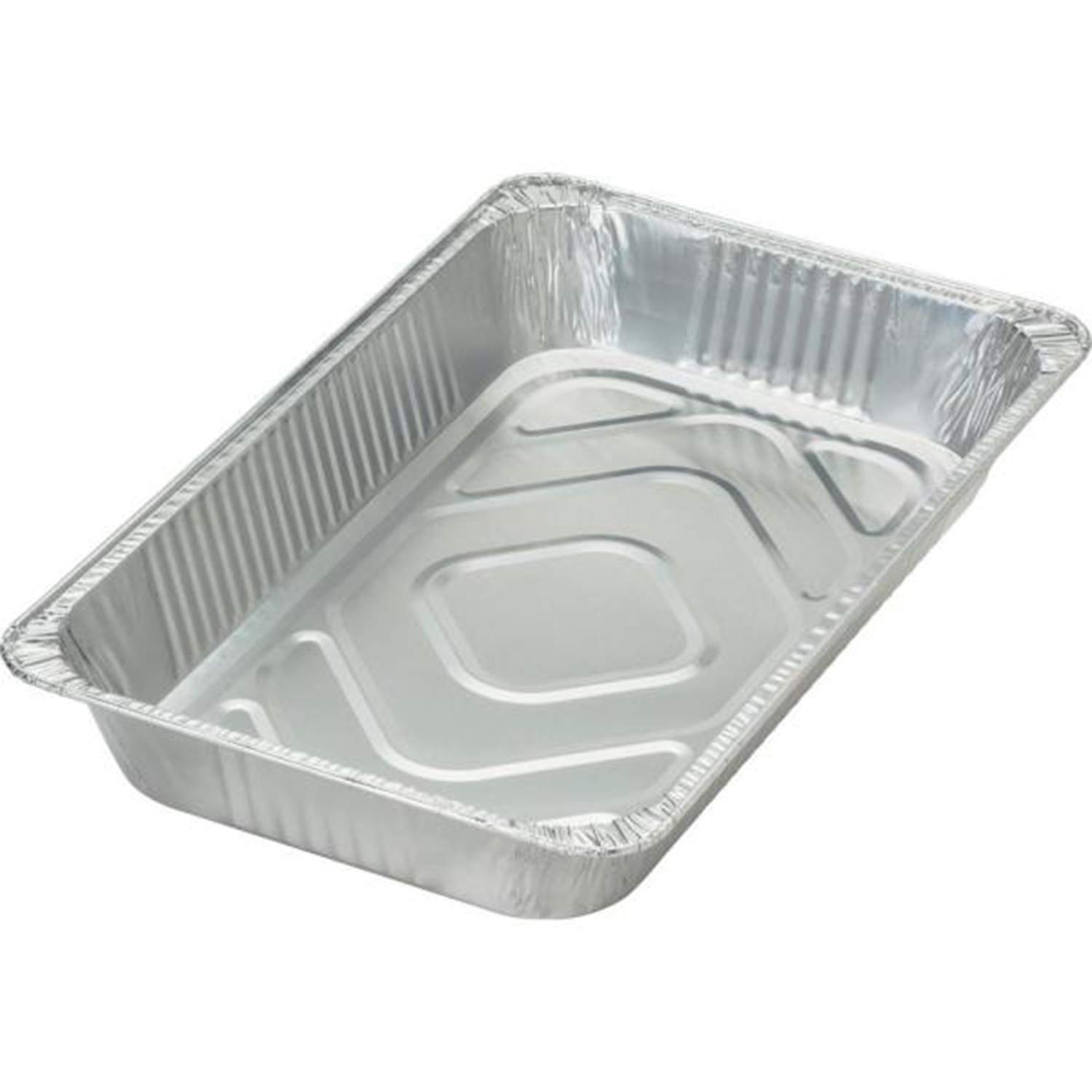 Tiger Chef Aluminum Foil Pans - 100 Pack 18x26 Inch Disposable Freezer to Oven Safe Containers for Baking, Cooking, Meal Prep, Food Storage & Freezing - Perfect for Restaurants, Catering & Home Use