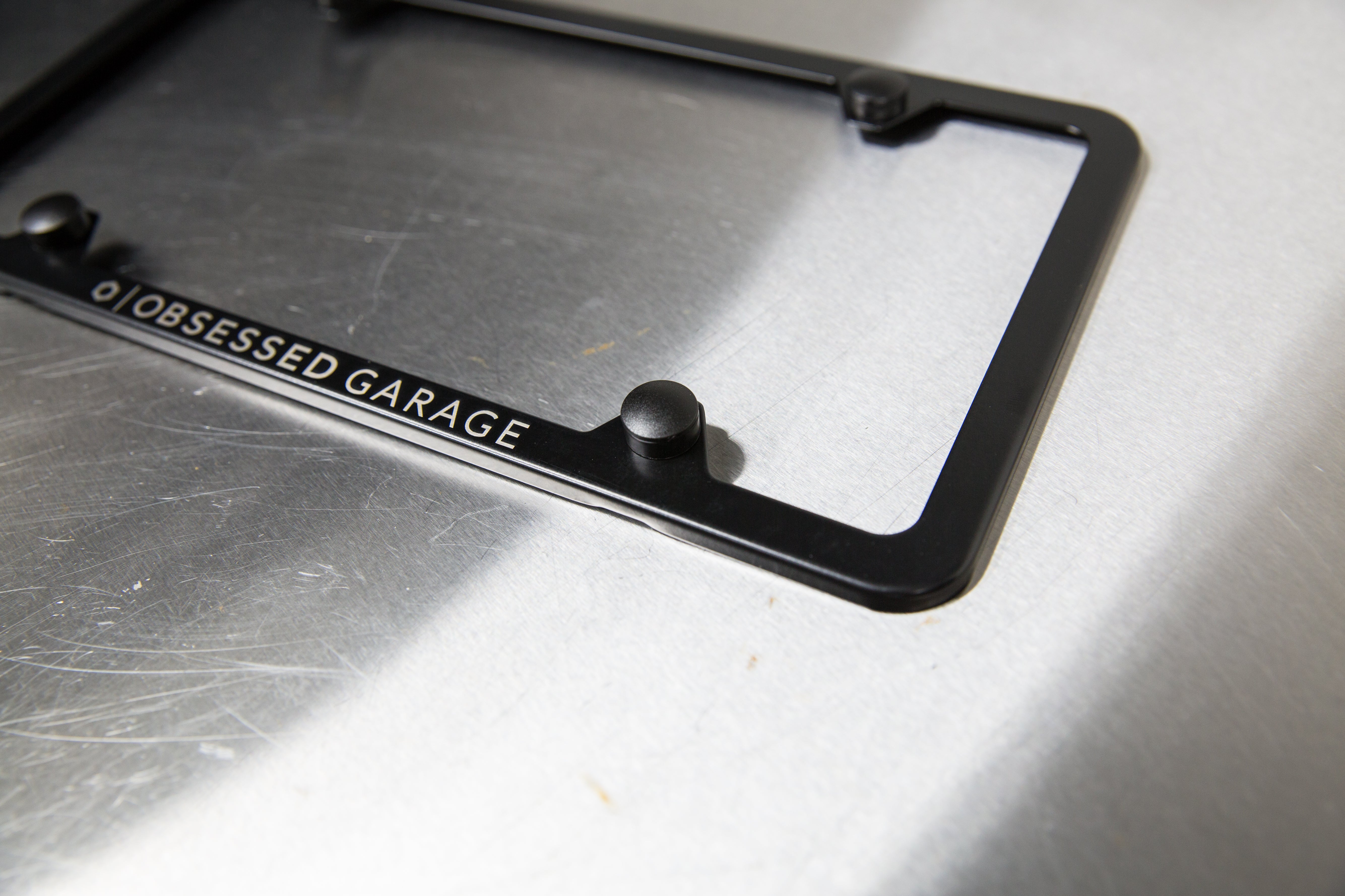 Premium Stainless Steel License Plate Frame - Rustproof & Durable Car Accessory for US Vehicles - Perfect for Cars, Trucks & SUVs - Enhances Vehicle Appearance & Protection