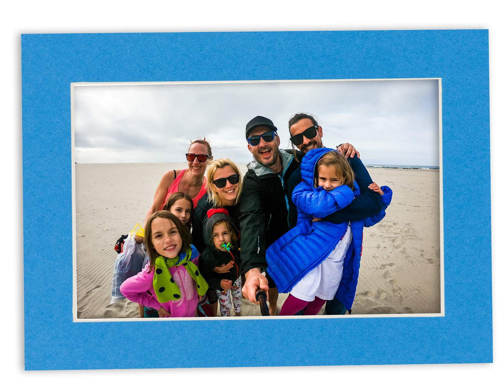 24x36 Acid-Free Bay Blue Precut Mat Board for 28x40 Picture Frame - Premium Photo Matte for Family Photos, Artwork & Framing | Perfect for Home Decor, Gallery Displays & Professional Show Kits (Pack of 1)