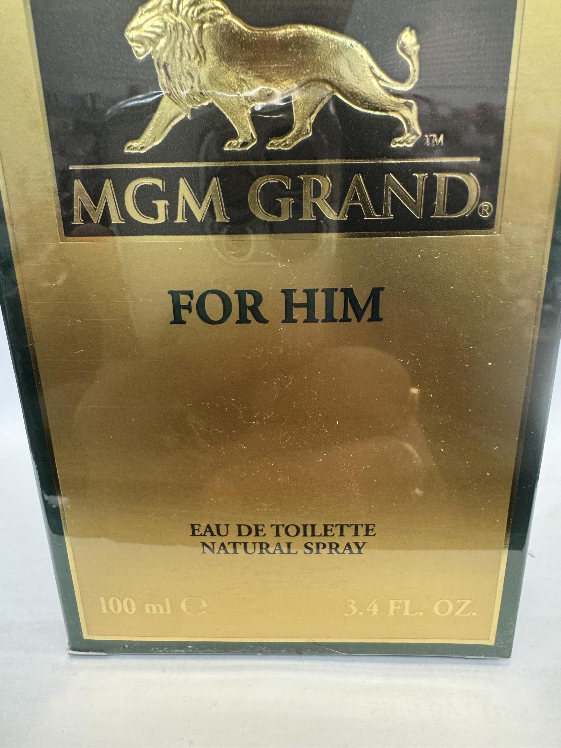 MGM GRAND Men's Cologne Eau de Toilette Spray - 3.4 oz / 100ml - Premium Fragrance for Men - New in Sealed Box - Perfect for Date Night, Office & Special Occasions