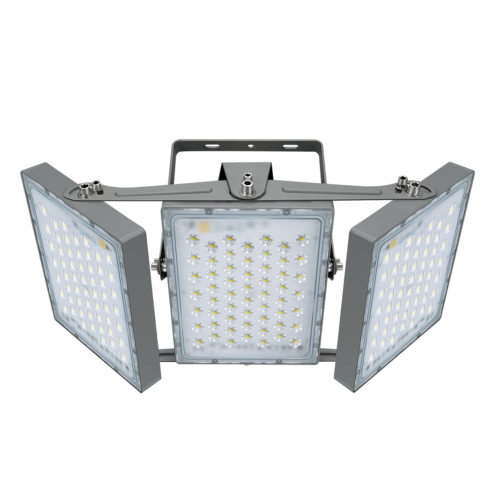 STASUN 300W LED Flood Light Outdoor, 27000 Lumens Super Bright Security Light with 330° Wide Angle, 3000K Warm White, 3 Adjustable Heads, IP66 Waterproof - Perfect for Yard, Parking Lot, Warehouse, and Backyard Lighting