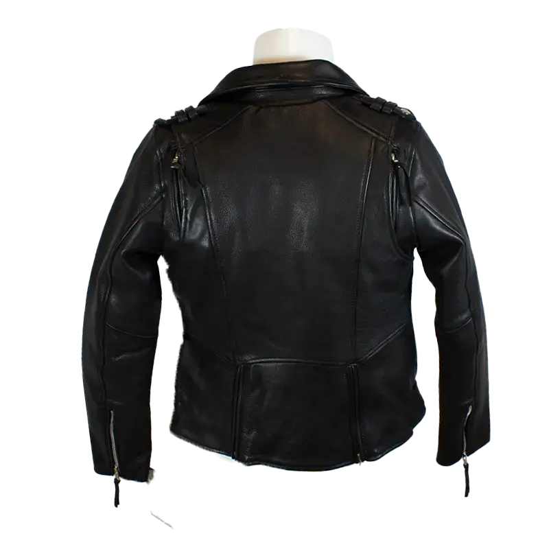 BOL Women's Genuine Leather Biker Jacket with Adjustable Belt - Stylish Motorcycle Outerwear for Riding & Fashion | Perfect for Casual Wear, Night Out & Motorcycle Enthusiasts