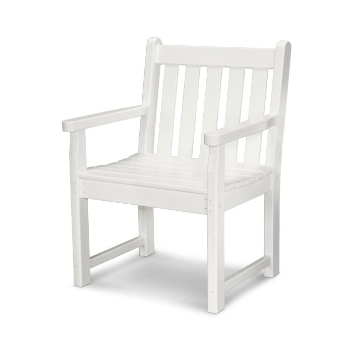 POLYWOOD Traditional Garden Arm Chair - Durable Outdoor Furniture for Patio, Deck, and Backyard Relaxation