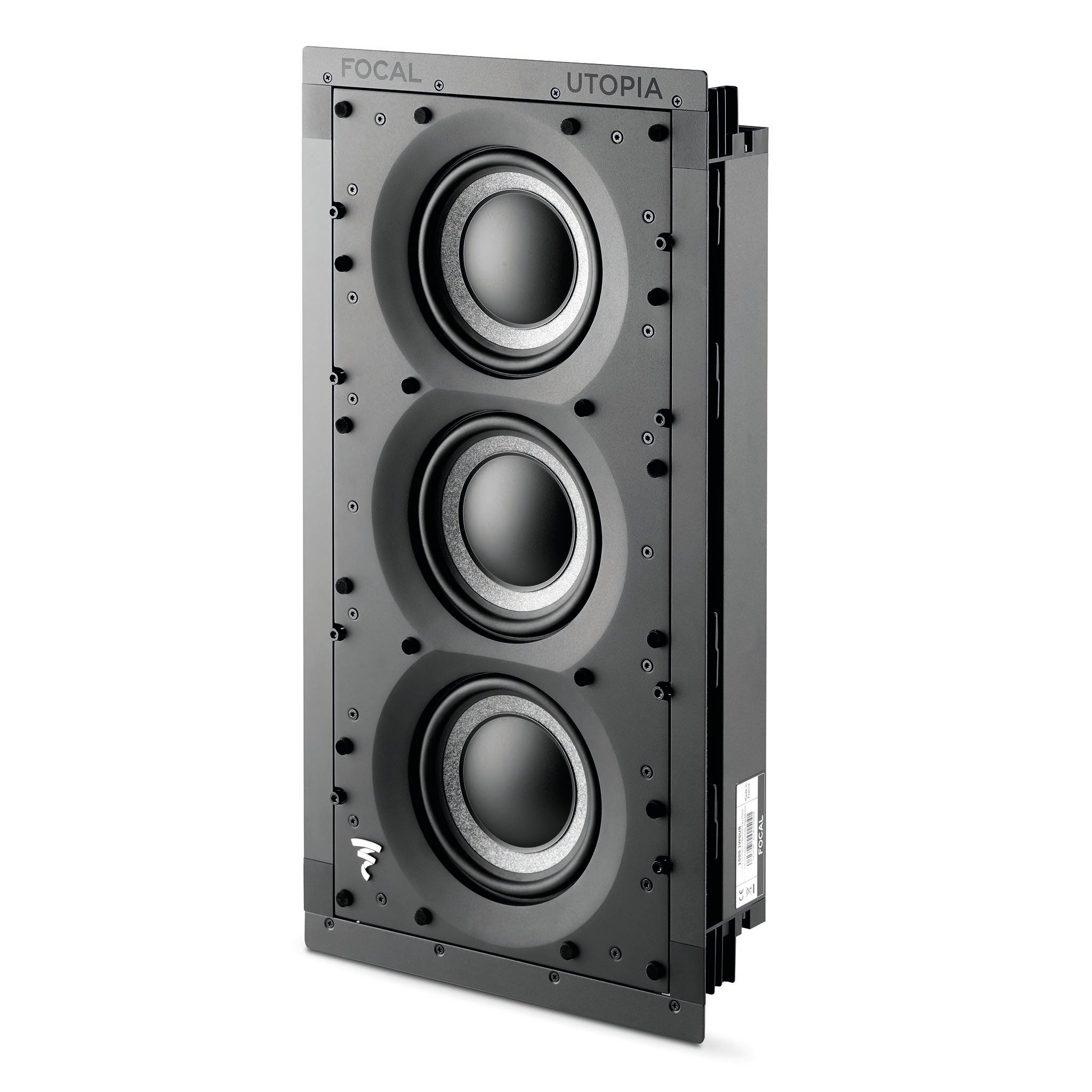 Focal 1000 IWSUB Utopia In-Wall Subwoofer - High-End Home Theater Audio System for Immersive Movie & Music Experience (Each)