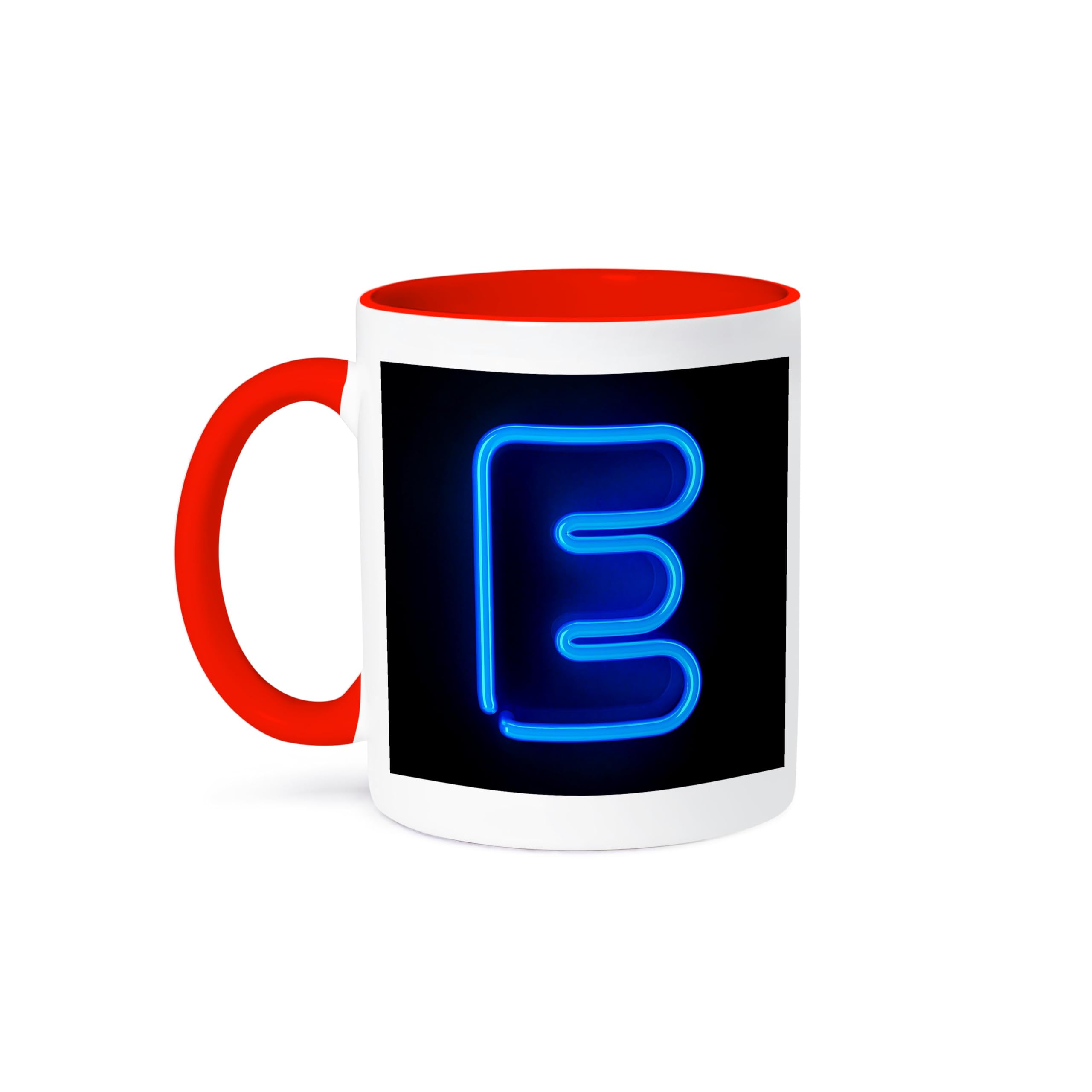 3dRose 11oz Two-Tone Red and White Ceramic Coffee Mug - Perfect for Home, Office, or Gift Giving