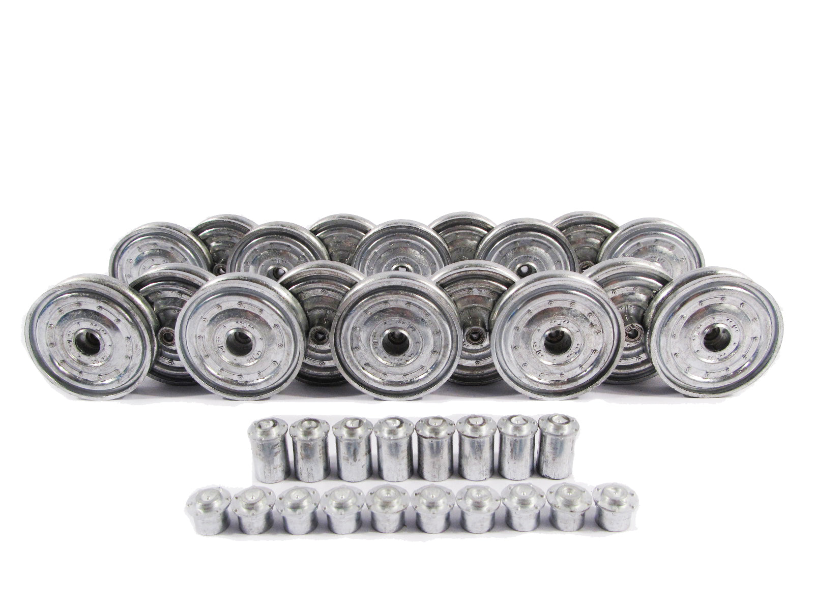 **Upgraded 1/16 Metal Spring Set - Tracks, Sprockets, Idlers & Road Wheels for German King Tiger 1228 RTR RC Tank | Durable Replacement Parts for Enhanced Performance | Ideal for RC Tank Enthusiasts & Military Model Collectors**