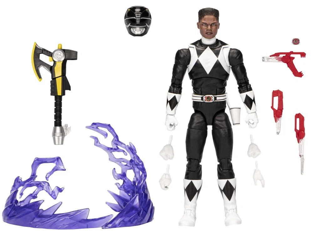 Mighty Morphin Power Rangers Lightning Collection Remastered Black Ranger Action Figure - Collectible Toy for Fans, Display & Play | Perfect for Home Decor, Gifts & Role-Playing Scenes