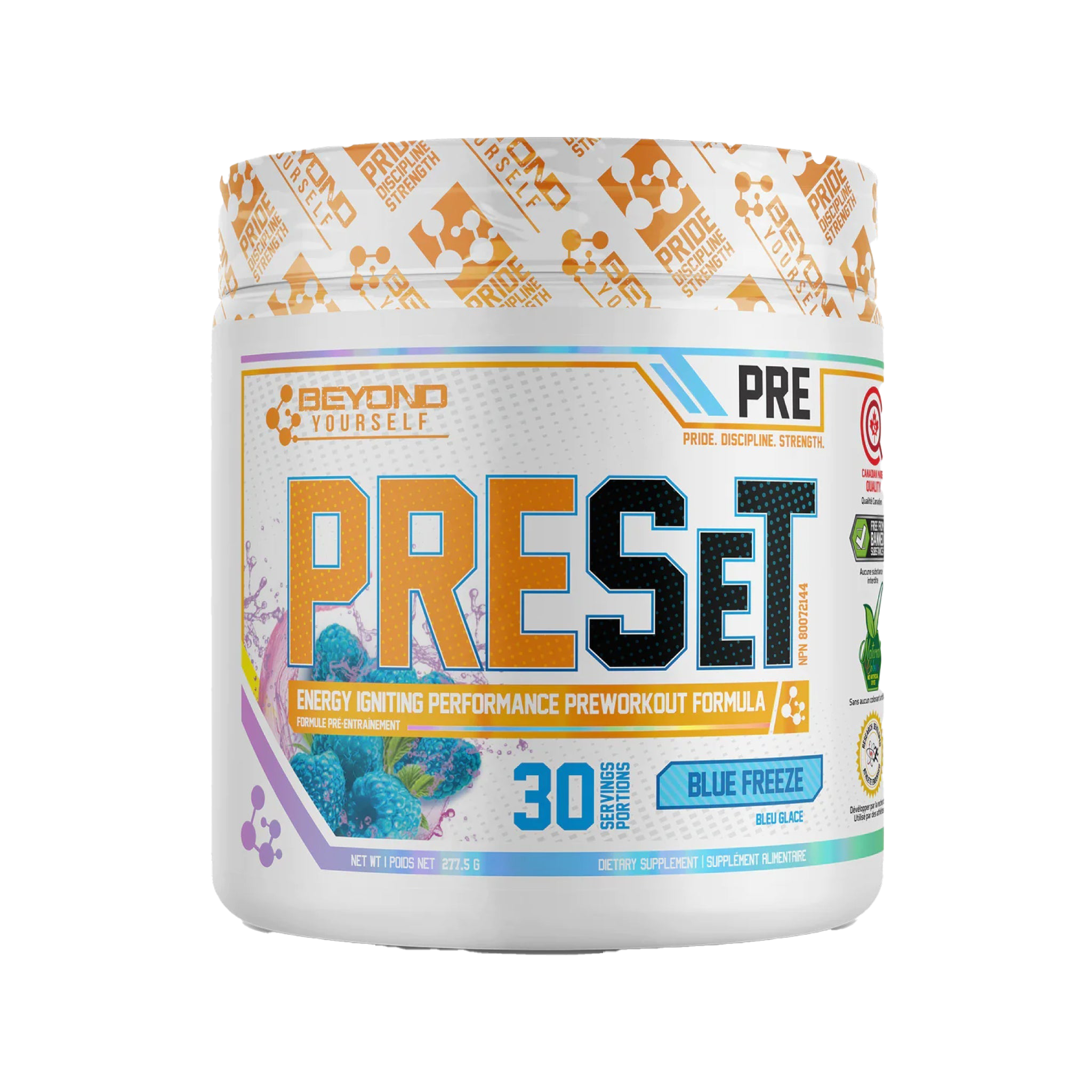 Beyond Yourself PreSET 277.5g - Premium Quality Protein Powder for Muscle Growth & Recovery | Ideal for Post-Workout, Weight Management & Active Lifestyle