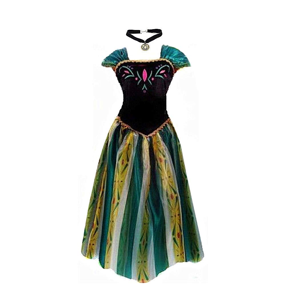 Royal Princess Coronation Dress for Women - Elegant Adult Costume for Cosplay, Halloween, Themed Parties & Special Events
