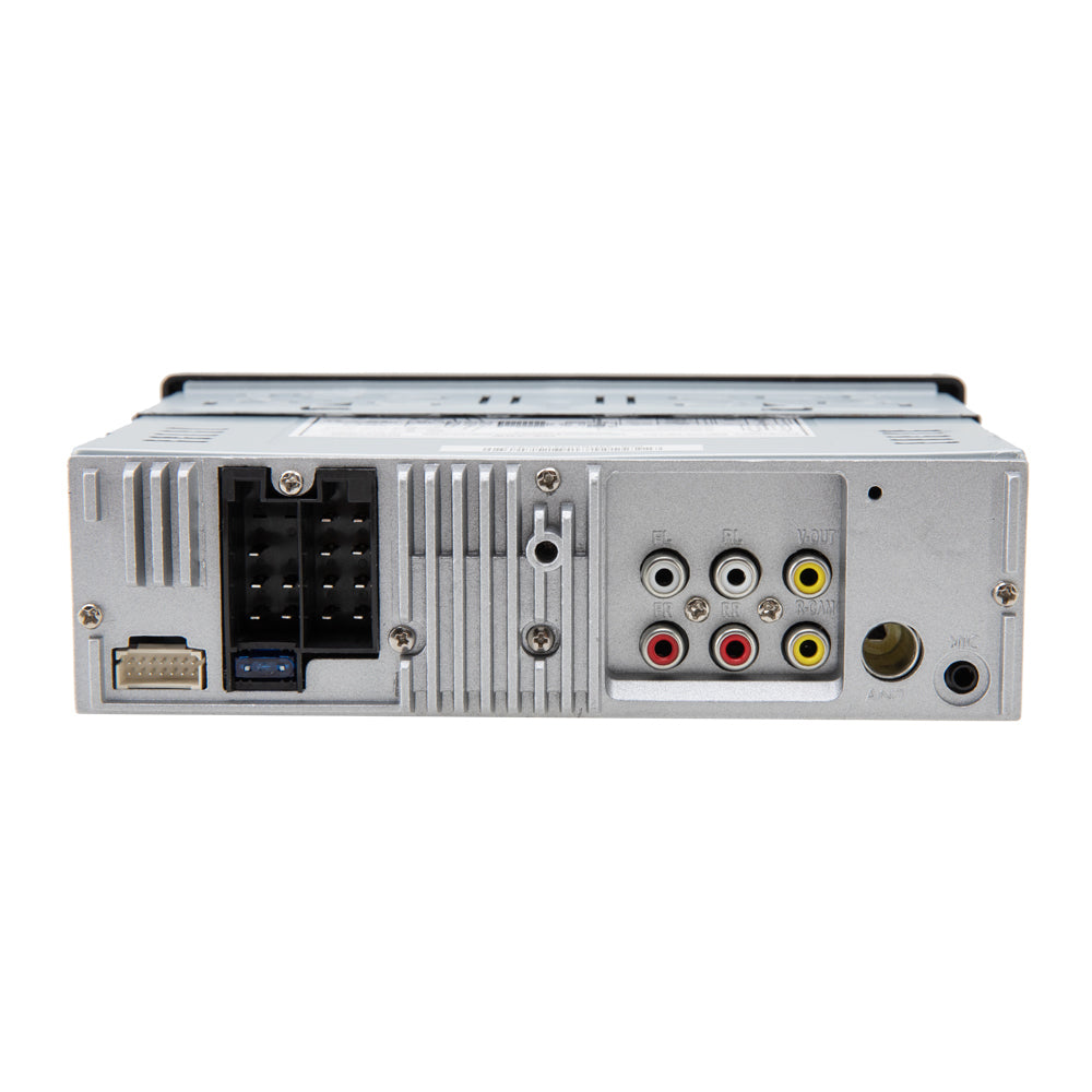Power Acoustik PML 43HB 4.3 Inch 1 DIN Shallow Mechless Car Stereo with USB, SD Card, Bluetooth - Perfect for Compact Vehicles & Custom Audio Installations