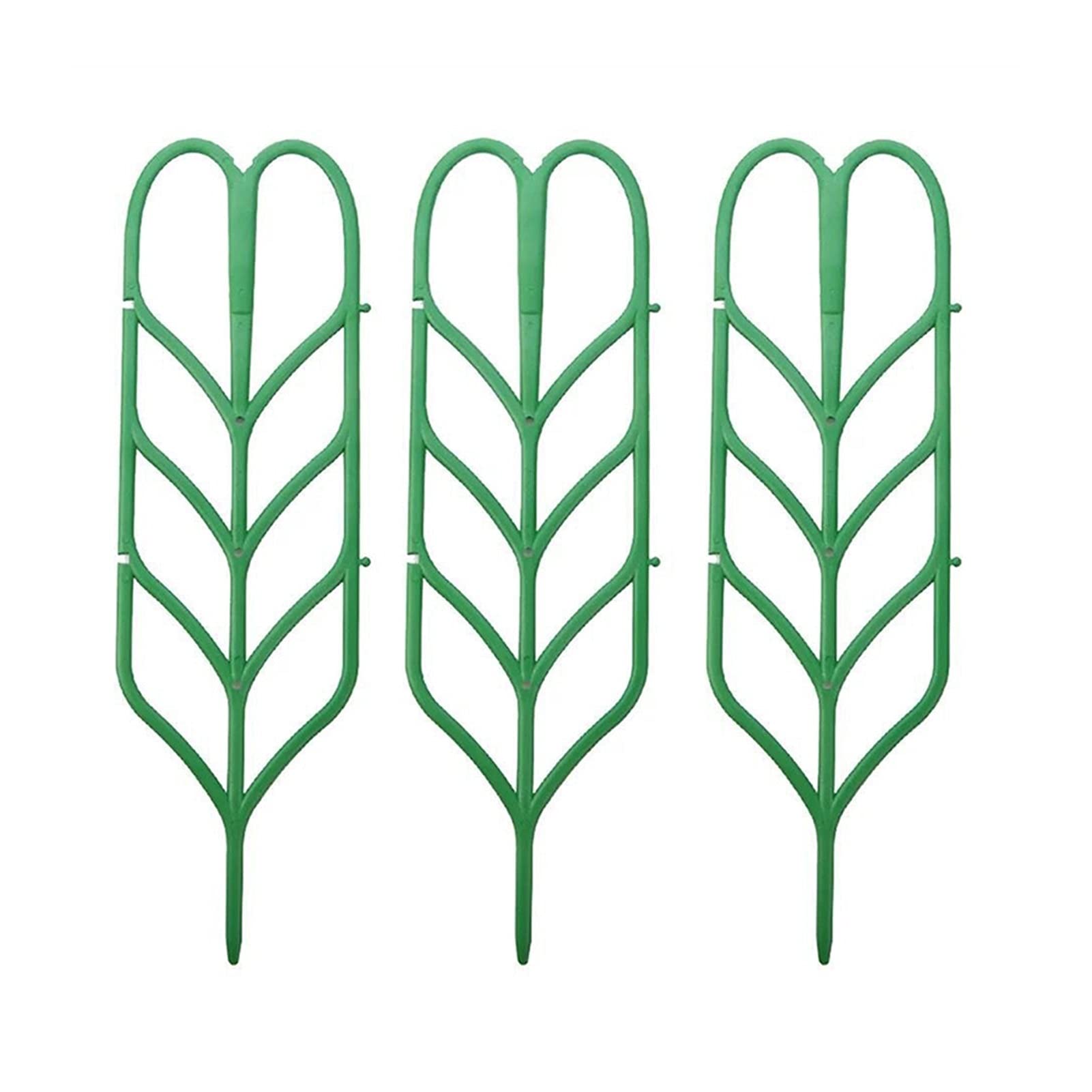 TOMYEUS 3-Pack Plant Support Brackets - Heavy Duty Garden Trellis for Climbing Plants, Artificial Flowers, and Vine Support - Perfect for Indoor/Outdoor Gardening, Balcony Decor, and Vertical Gardens