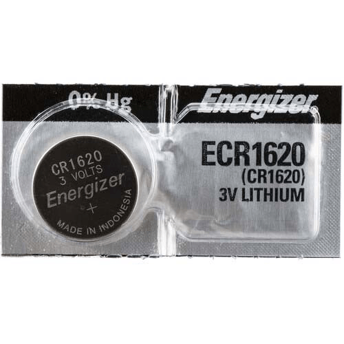 Energizer CR1620 3V Lithium Battery - Long-Lasting Power for Watches, Calculators, Key Fobs & Medical Devices