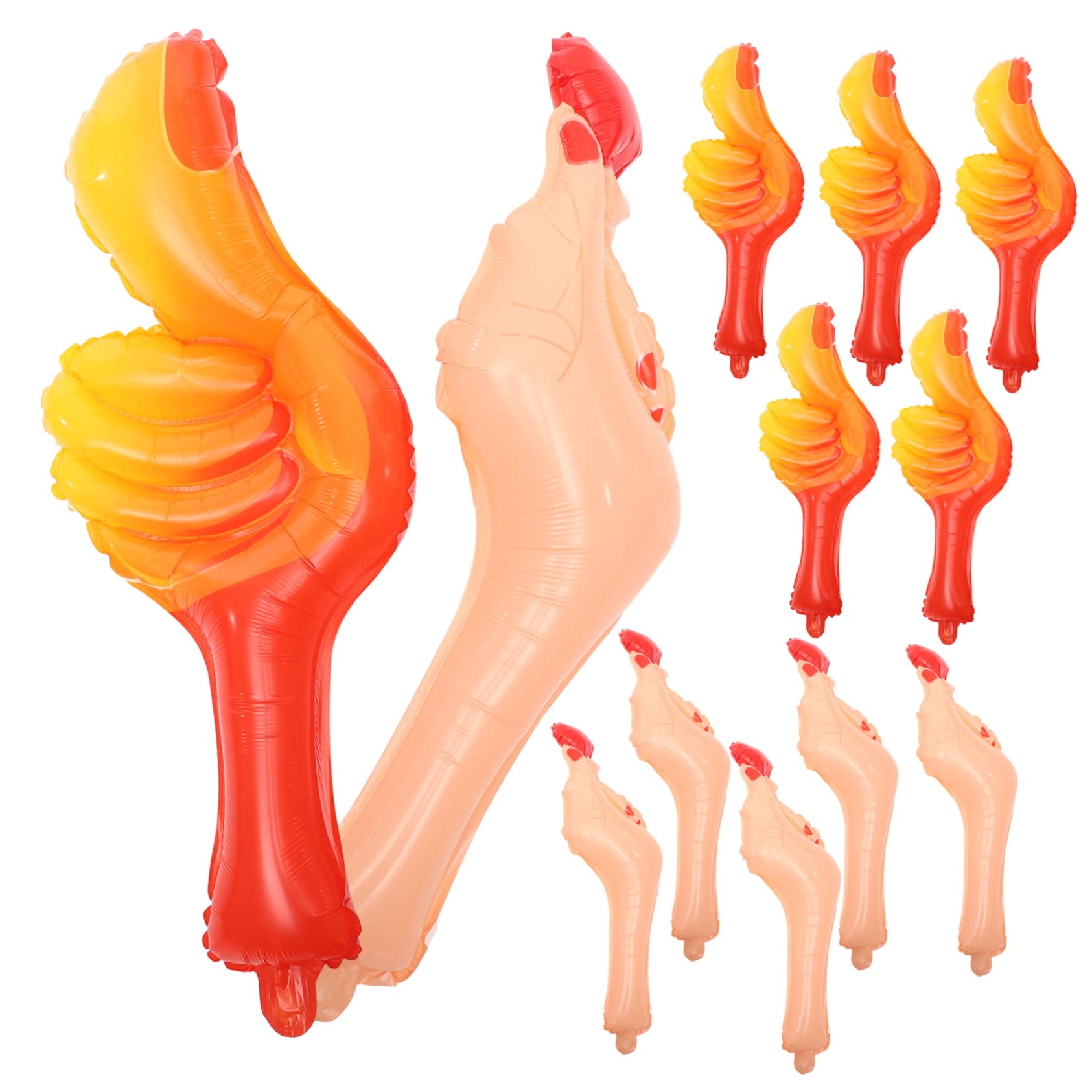 12pcs Inflatable Baseball Noisemakers - Fun Party Favors for Baseball Games, Birthday Celebrations & Sports Events - Better Than Heart-Shaped Balloons (WOONEKY)