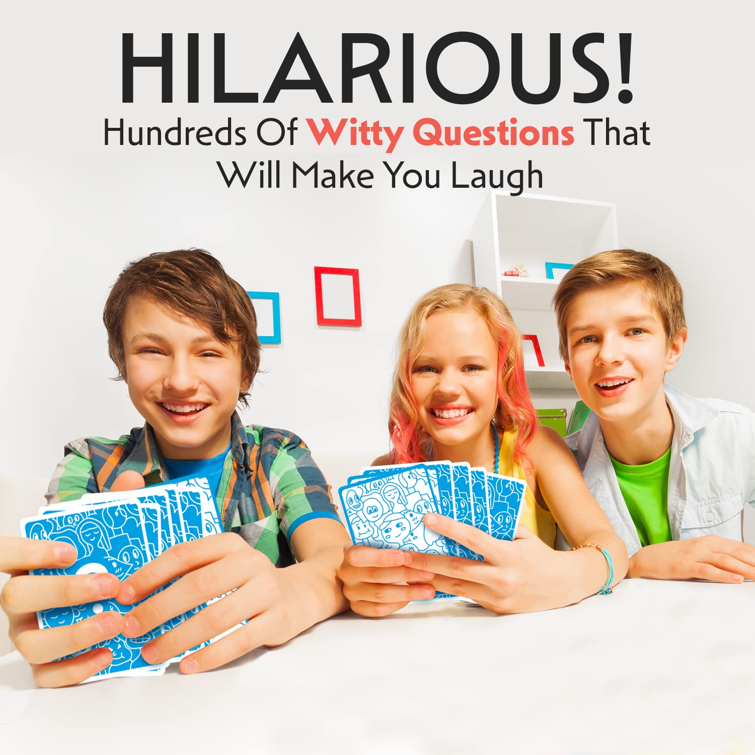 Cards Vs Reality Party Game for Kids & Families - Fun Fill-in-The-Blank Activity for Game Nights | Perfect Gift for Ages 6+