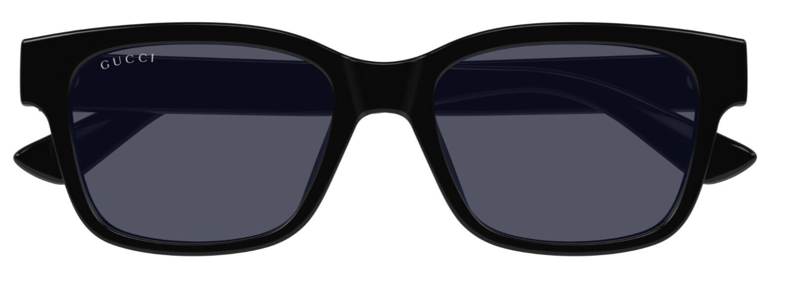 Gucci GG1716S 001 Black/Grey Men's Rectangle Sunglasses - Polarized UV Protection Luxury Aviator Style for Driving, Travel & Outdoor Fashion