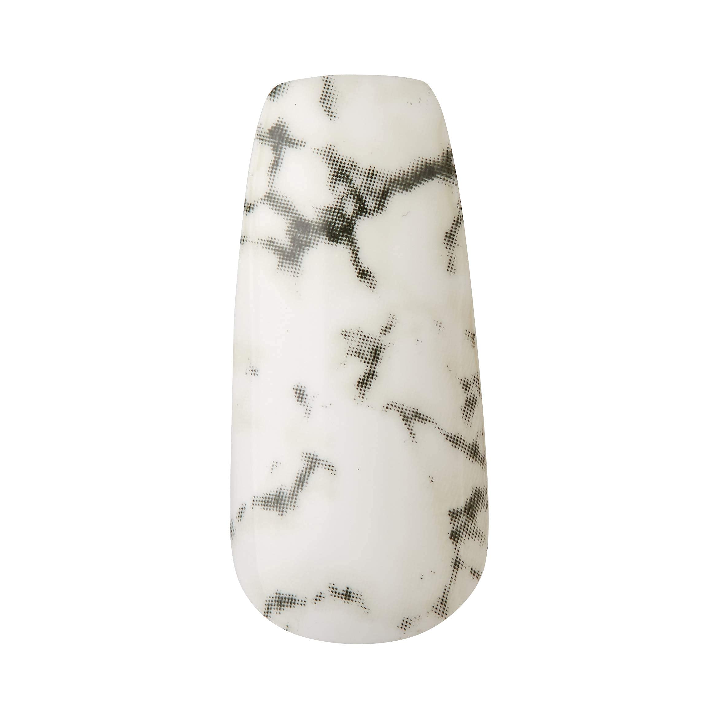 Gold Finger Full Cover Gel Nails - Glam Ready to Wear Long Fake Nails for Manicure | Perfect for Parties, Weddings & Special Occasions