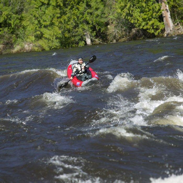 AIRE Outfitter II Inflatable Kayak - Lightweight & Portable 2-Person Kayak for Camping, Fishing & River Adventures