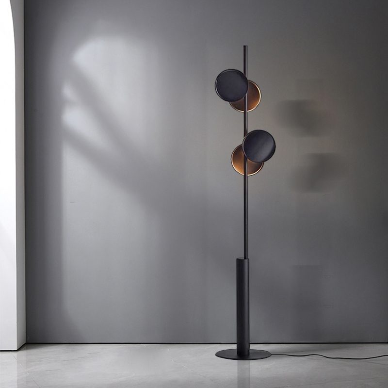 Axis Modular Floor Lamp - Adjustable LED Standing Light for Living Room, Bedroom & Office - Modern Dimmable Reading Lamp with Remote Control
