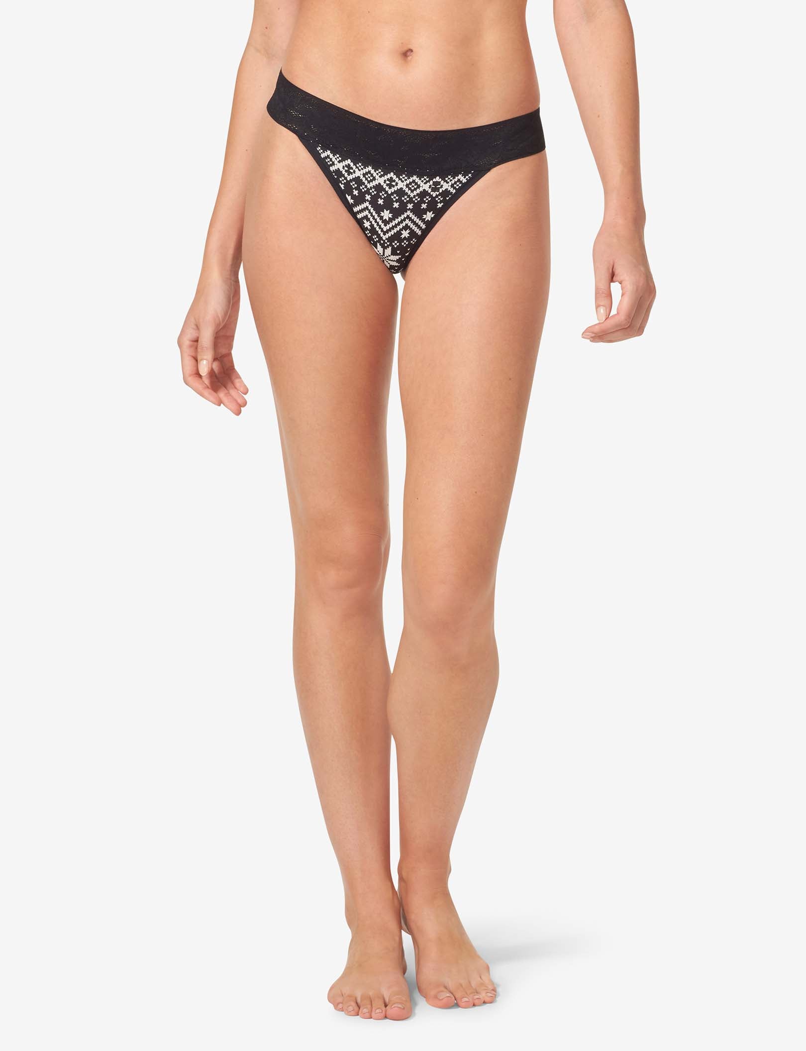 Sexy Women's Lace Thong Panties - Ultra Soft Second Skin Underwear for Everyday Comfort | Perfect for Date Night, Bridal Lingerie & Special Occasions