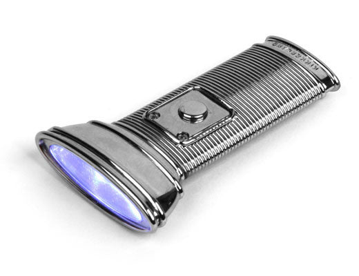 Kikkerland Ultra-Thin Flat Flashlight - Compact LED Keychain Light for Emergency, Camping, Hiking & Everyday Carry (EDC)