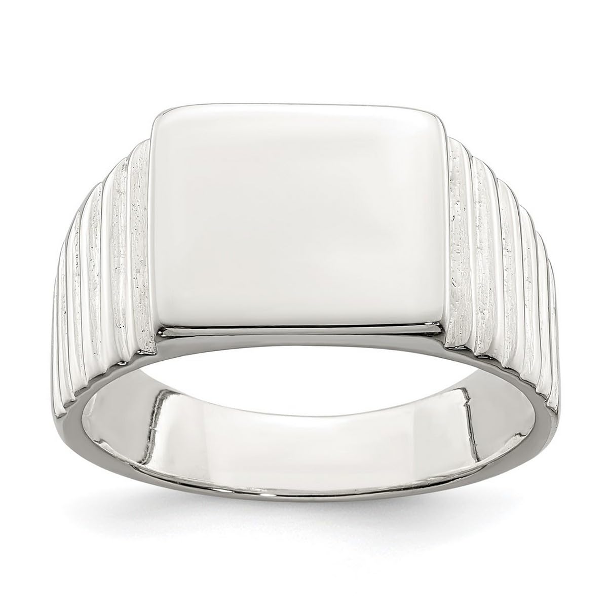 925 Sterling Silver Solid Polished Signet Ring for Women - Elegant Jewelry Gift for Birthday, Anniversary & Everyday Wear | JewelryWeb