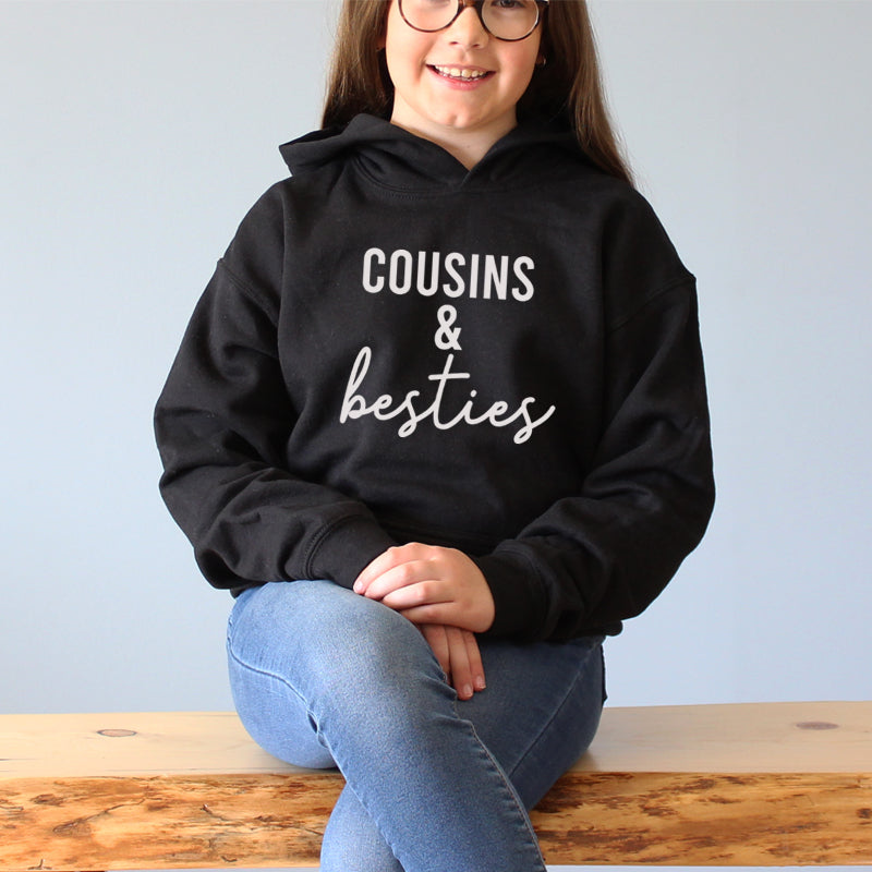 Cousins & Besties Hoodie (MRK X) - Matching Friendship Sweatshirt for Women & Teens - Perfect for Gifts, Outfits, and Casual Wear