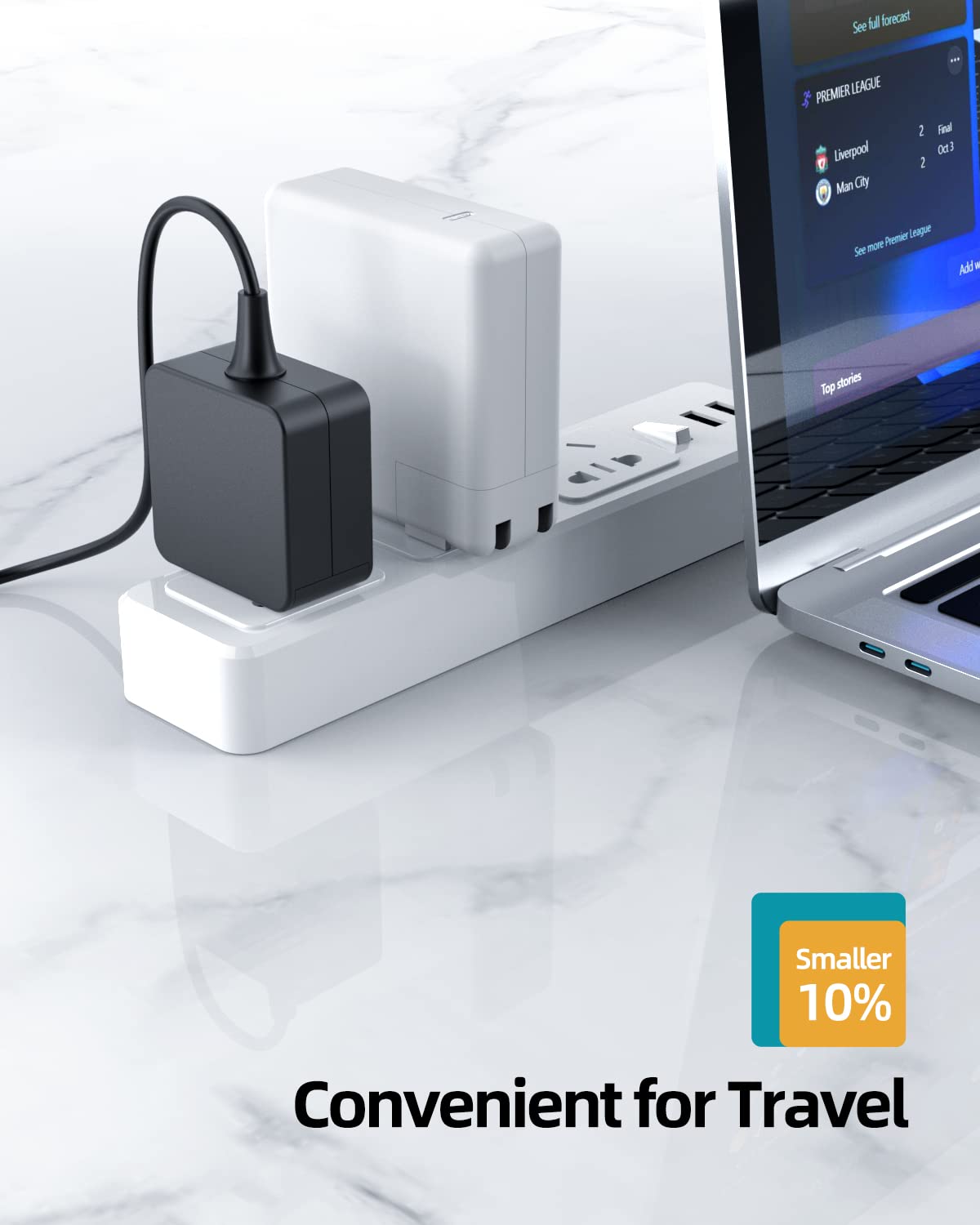 45W Fast USB-C Charger with 7.5ft Cable - UL Listed for Samsung Galaxy Tab S9/S9+/S9 Ultra/S9 FE/S9 FE+, S24 Ultra/S24+ - Perfect for Home, Office & Travel Charging