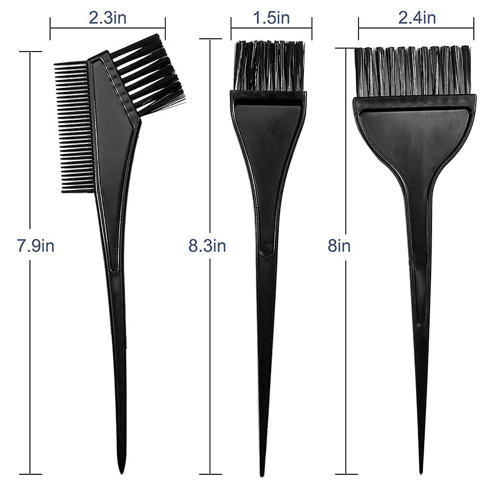 Professional Hair Dye Brush & Mixing Bowl Set - 200ml Salon-Grade Hair Coloring Kit with Non-Slip Bowl & Precision Brush for Home, Spa & Salon Use - Perfect for DIY Hair Treatment & Professional Styling