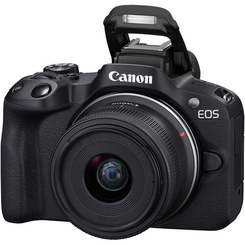 Canon EOS R50 Mirrorless Digital Camera with RF-S 18-45mm f/4.5-6.3 IS STM Lens (Black) - Perfect for Vlogging, Travel Photography & Content Creation