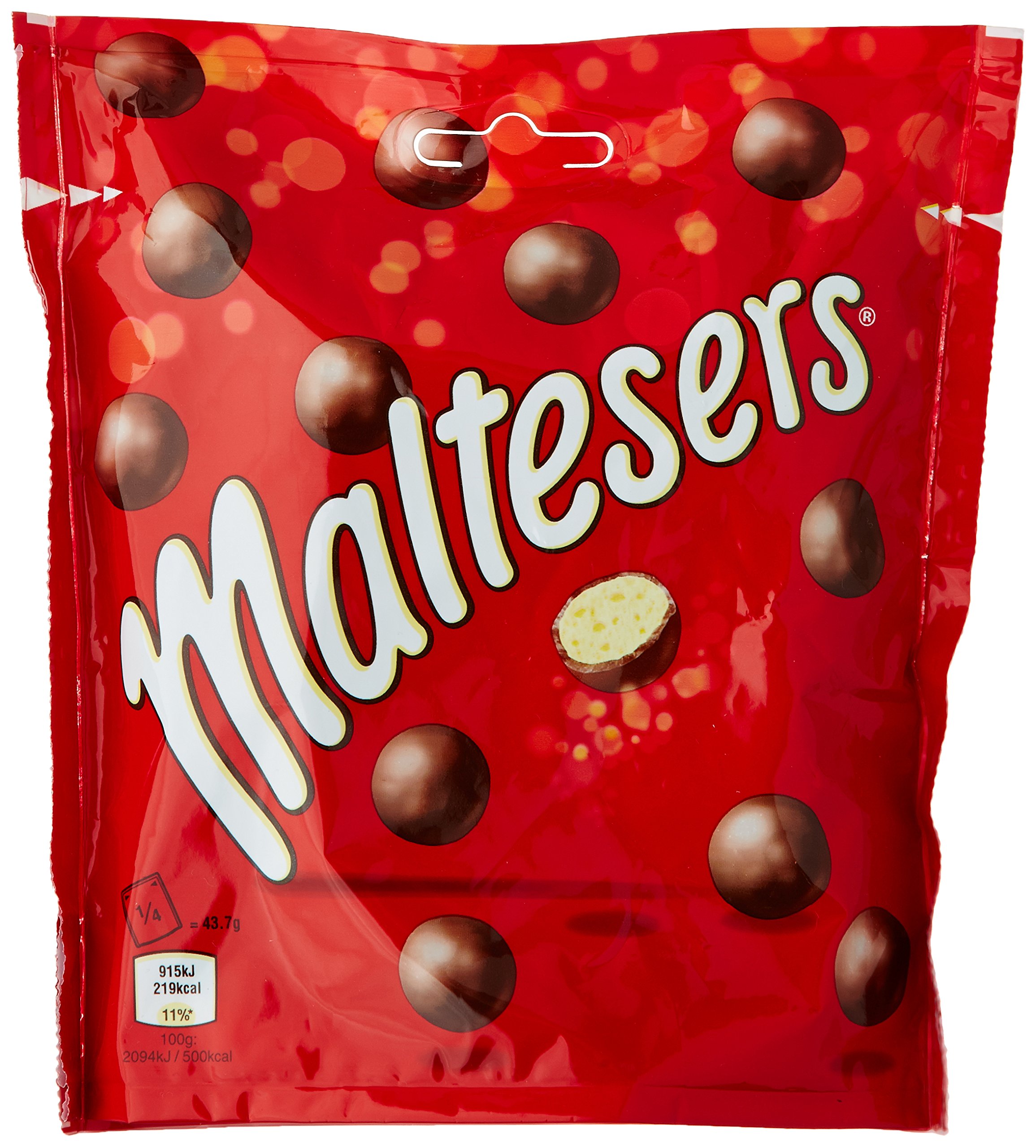 Delicious Maltesers Chocolate Candy 175g - Crunchy Honeycomb Balls in Smooth Milk Chocolate - Perfect for Movie Nights, Party Snacks & Gift Giving